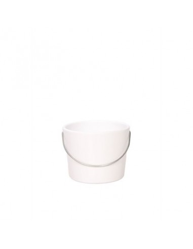 Vaso Standard bianco in plastica 12 cm